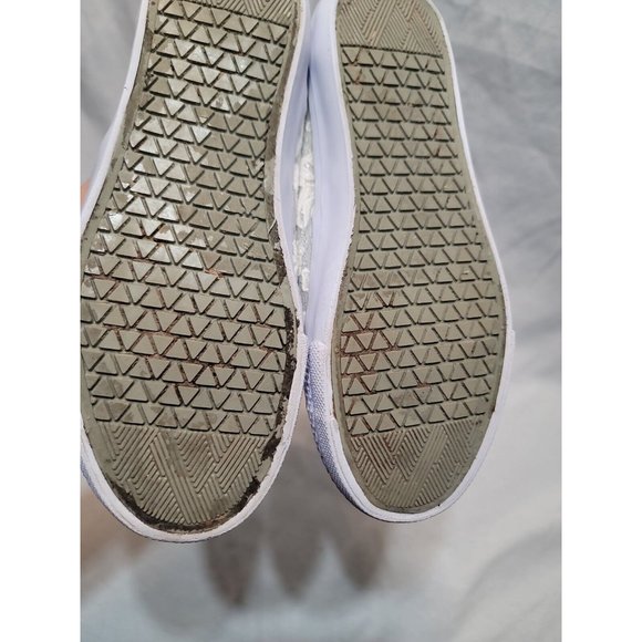 Austin Trading Company Floral Silver Glitter Slip On Shoes Girls Size 5 - Picture 6 of 7